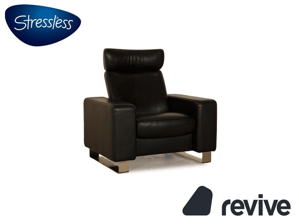 Stressless Arion Leder Sessel Schwarz manuelle Funktion