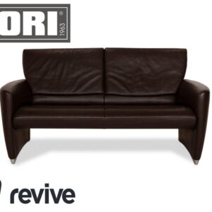 Jori Angel JR-3250 Leder Zweisitzer Braun Sofa Couch manuelle