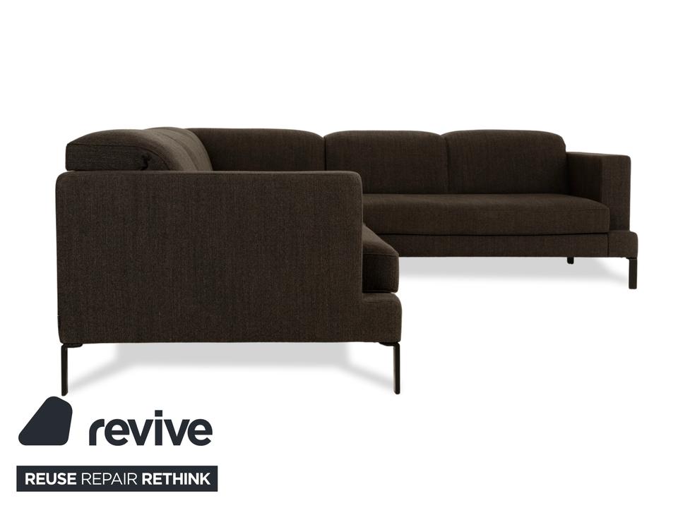 ligne roset Stoff Ecksofa Grau Sofa Couch – Bild 9