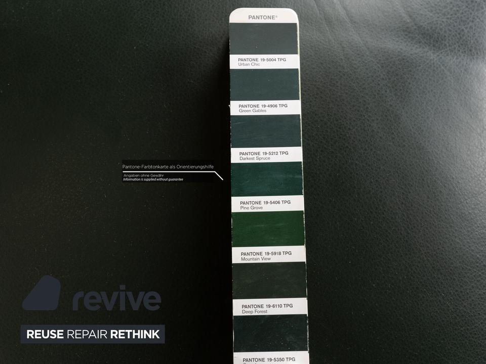 Bert Plantagie Leder Stuhl Grün Braun – Bild 6