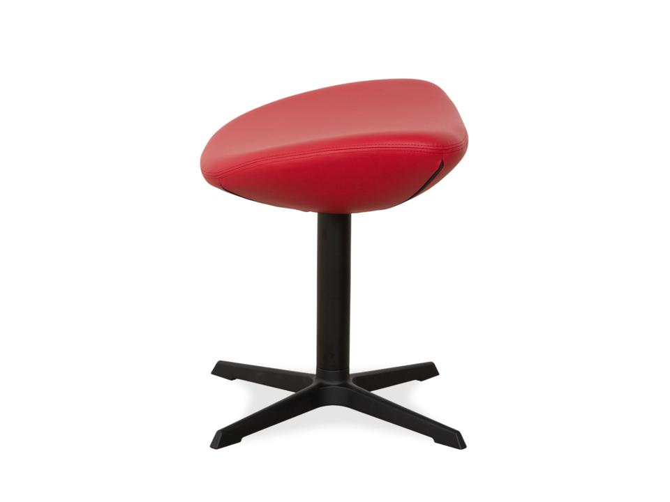 Varier Kokon Leder Sessel inkl. Hocker Rot – Bild 20