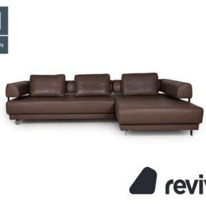 Ewald Schillig Brand Face Leder Sofa Braun Ecksofa Couch ✨