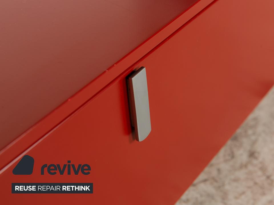 Kettnacker Holz Sideboard Rot Lowboard – Bild 5