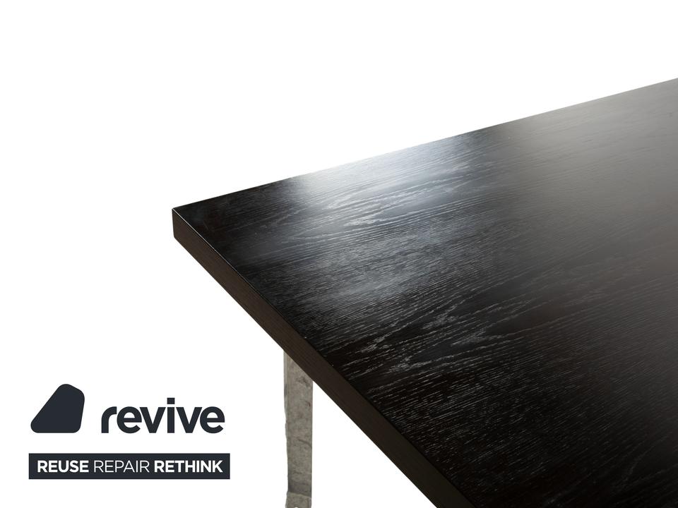 Cor Quant Holz Esstisch Dunkelbraun Chrom – Bild 5