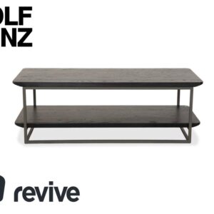 Rolf Benz 987 Couchtisch Holz Metall Beistelltisch Schwarz