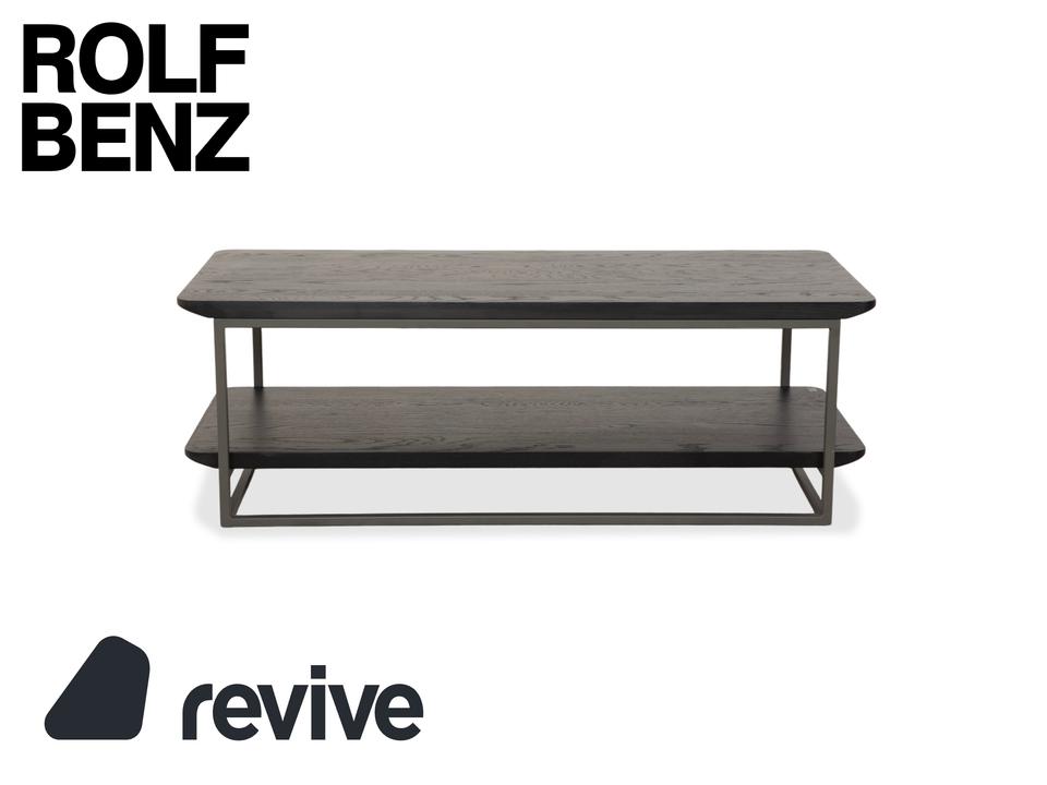 Rolf Benz 987 Couchtisch Holz Metall Beistelltisch Schwarz