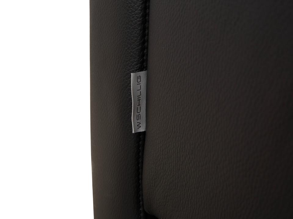 Willi Schillig Lucca Leder Zweisitzer Schwarz Sofa Couch – Bild 12