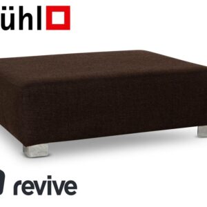 Brühl Sunrise Stoff Hocker Braun Schoko Mokka