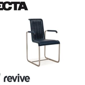 Tecta D20 Holz Stuhl Kragstuhl Esszimmer Blau