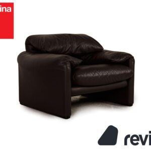 Cassina Maralunga Leder Sessel Dunkelbraun Funktion ✨