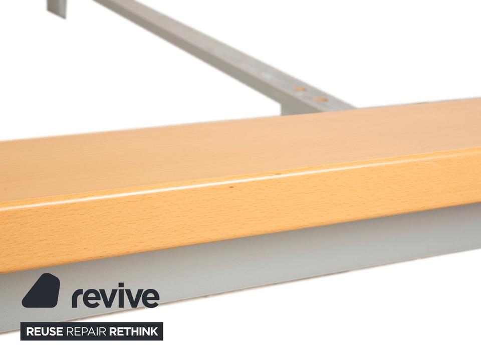 Ligne Roset Holz Bett Doppelbett Braun 200x180 cm – Bild 3