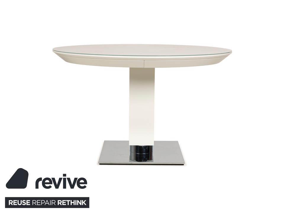 Bacher TODO Holz Glas Esstisch Weiß – Bild 9