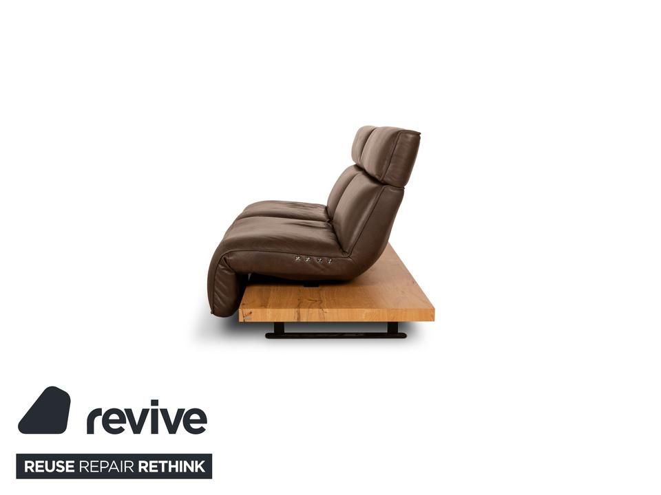 Koinor Free Motion Etino 2 Leder Zweisitzer Braun manuelle – Bild 16