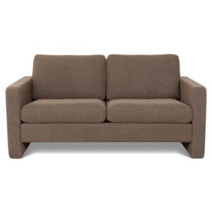 Cor Conseta Stoff Zweisitzer Beige Braun Sofa Couch