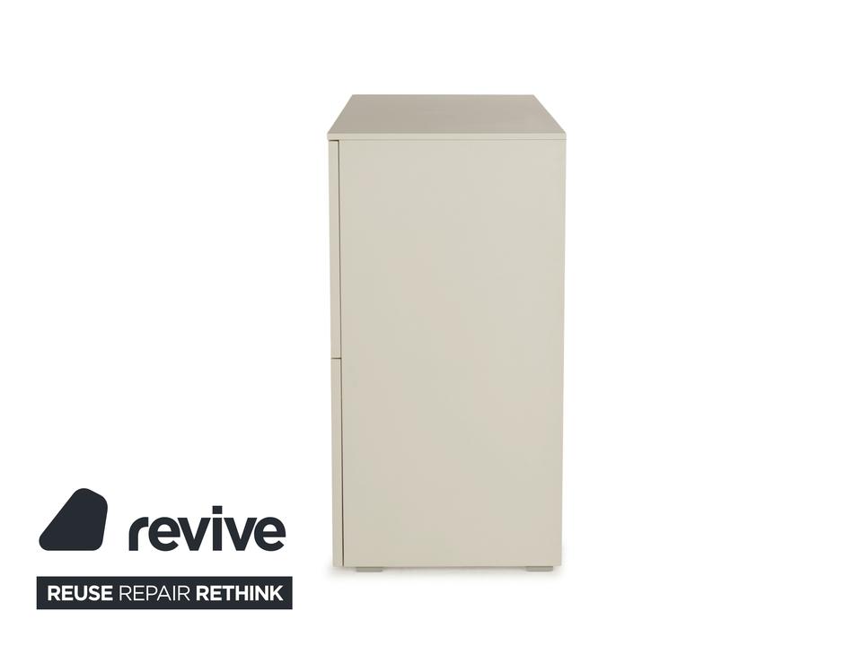 Misura Emme Plan Holz Sideboard Weiß Creme Schrankfächer – Bild 10