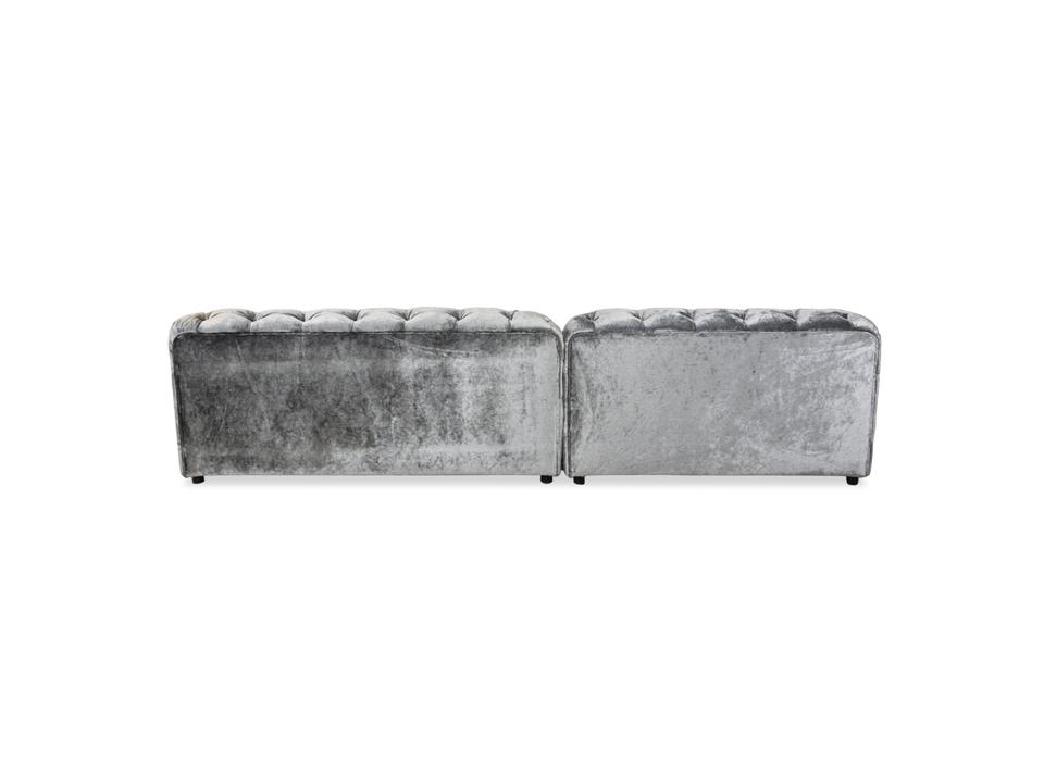 Bretz Cocoa Island Stoff Ecksofa Grau Sofa Couch Relaxsofa – Bild 16