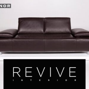 Koinor Volare Leder Sofa Dunkelbraun Zweisitzer Funktion ✨