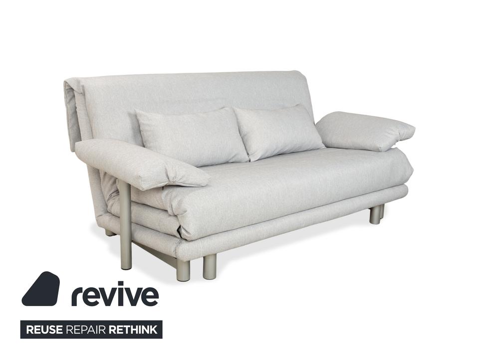 Ligne Roset Multy Dreisitzer Stoff Grau manuelle Schlaffunktion ✨ – Bild 3