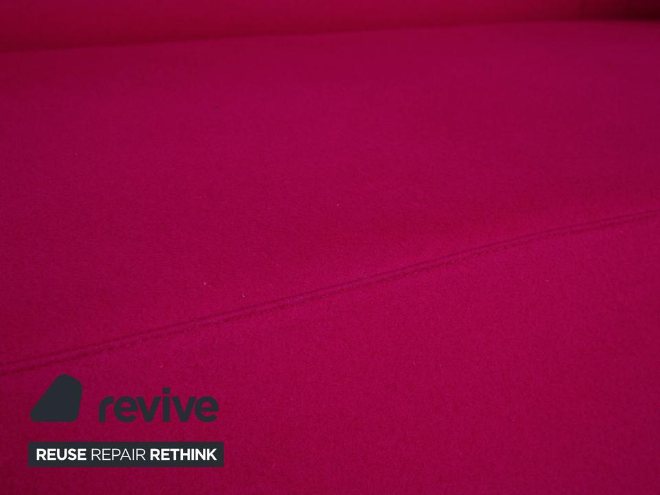 Brühl Powder Stoff Zweisitzer Rosa Pink Magenta Sofa Couch – Bild 4