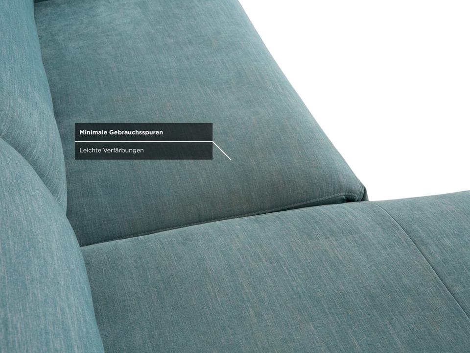 Ewald Schillig Hope Stoff Ecksofa Blau Grün elektrische Funktion – Bild 13