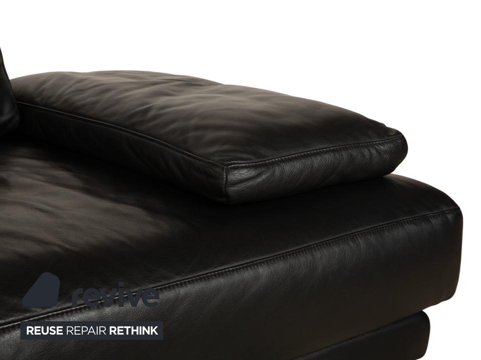 Rolf Benz 6600 Leder Zweisitzer Schwarz Sofa Couch – Bild 6