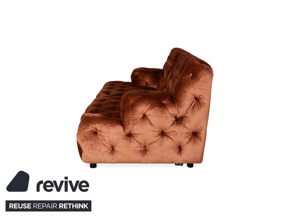 Bretz Cocoa Island Stoff Samt Knopfheftung Zweisitzer Braun – Bild 10