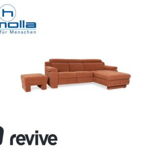 Himolla Planopoly Stoff Garnitur Ecksofa Braun Camel Sofa Couch