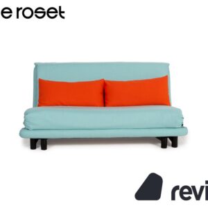 ligne roset Multy Stoff Sofa Blau Dreisitzer Schlaffunktion ✨