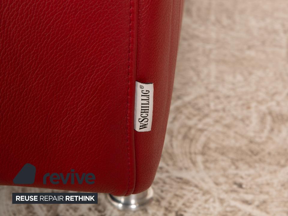 Willi Schillig Loop Leder Ecksofa Rot manuelle Funktion ✨ – Bild 8