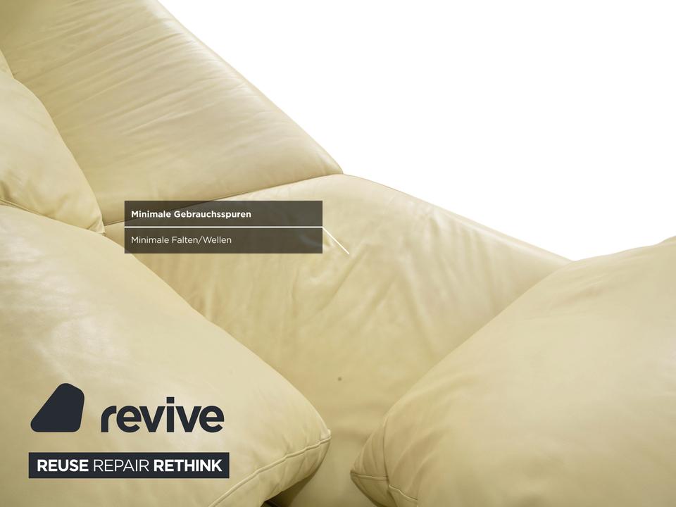 Rolf Benz 3000 Leder Viersitzer Pistazie Grün Sofa Couch – Bild 11