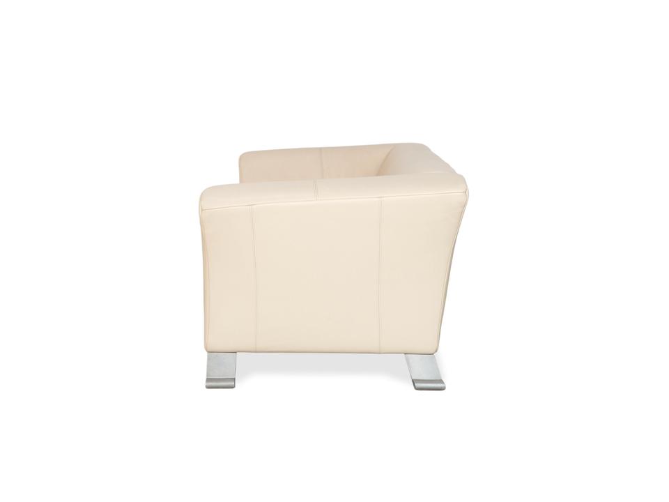 Rolf Benz 322 Leder Zweisitzer Creme Beige Sofa Couch – Bild 14