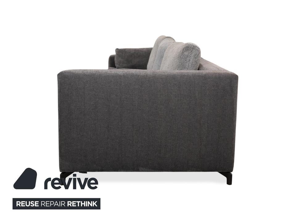 Rolf Benz Nuvola Stoff Viersitzer Grau Anthrazit Sofa Couch – Bild 12