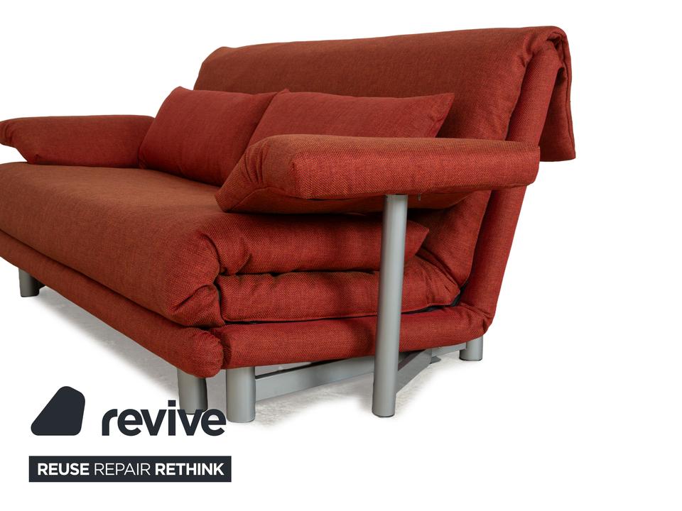 Ligne Roset Multy Stoff Dreisitzer Rot Orange Schlaffunktion ✨ – Bild 7
