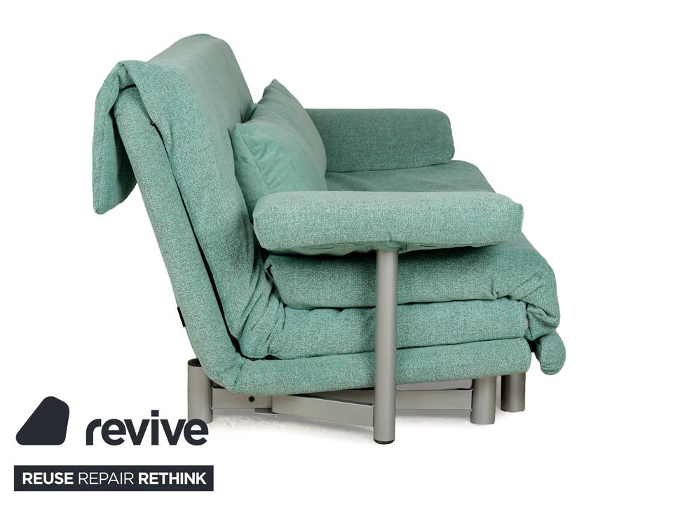 Ligne Roset Multy Stoff Dreisitzer Türkis Grün Sofa Couch ✨ – Bild 11
