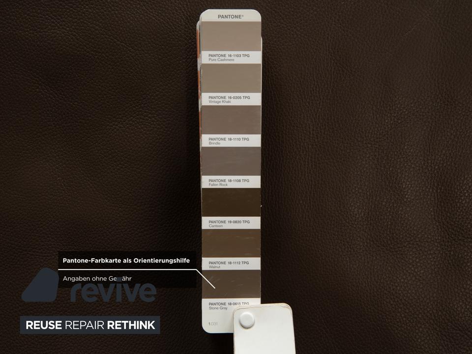 Rolf Benz EGO Dreisitzer Sofa Braun Leder Couch – Bild 7