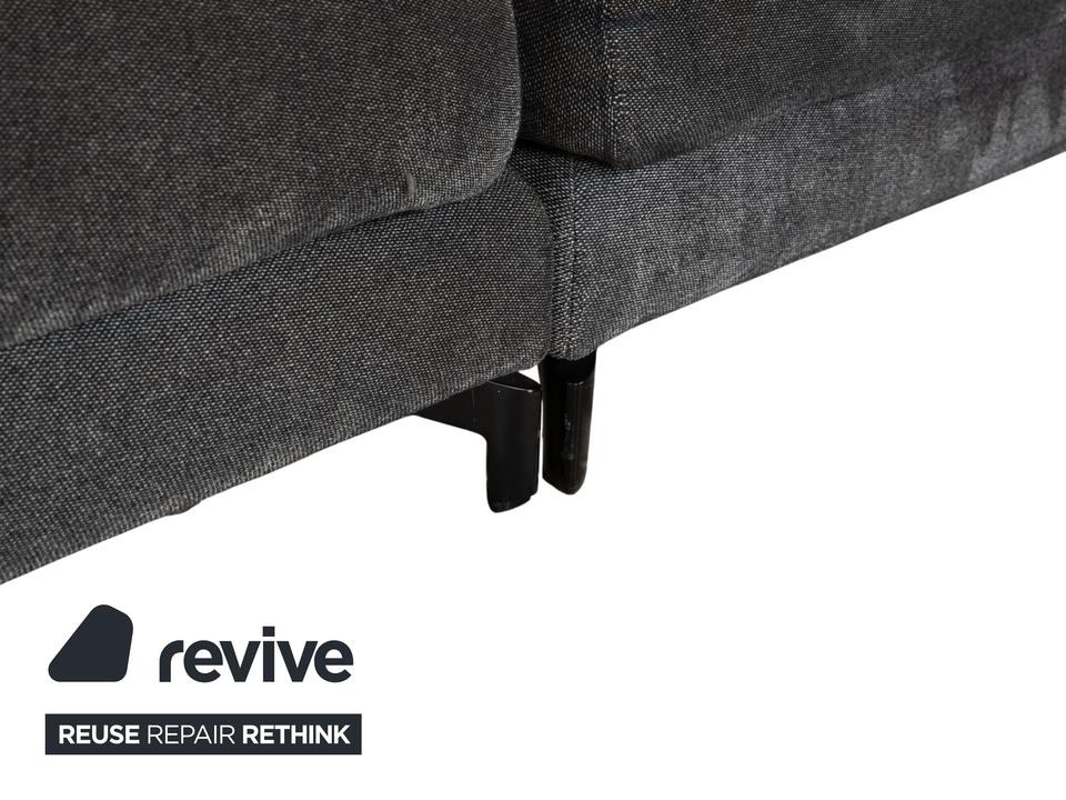 Rolf Benz Nuvola Stoff Viersitzer Grau Anthrazit Sofa Couch – Bild 5