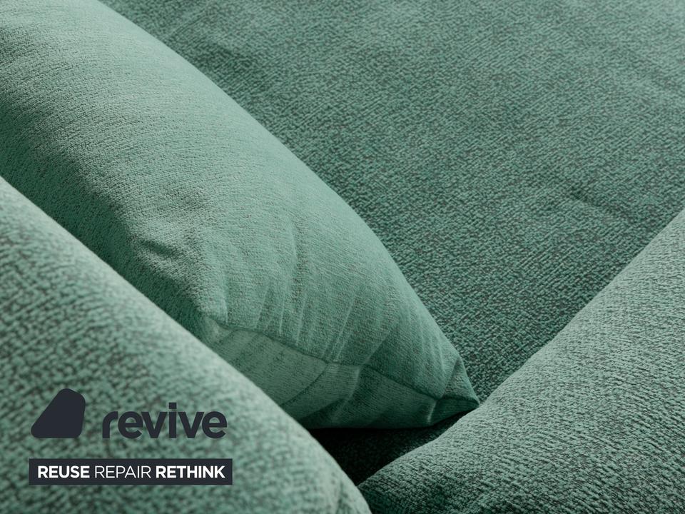 Ligne Roset Multy Stoff Dreisitzer Türkis Grün Sofa Couch ✨ – Bild 9