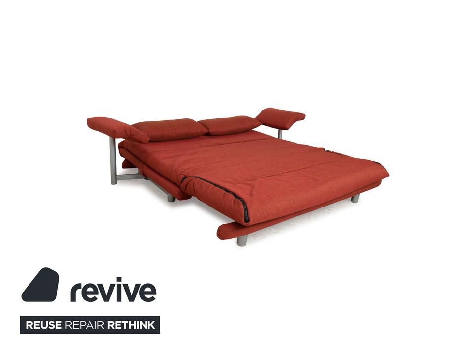 Ligne Roset Multy Stoff Dreisitzer Rot Orange Schlaffunktion ✨ – Bild 5