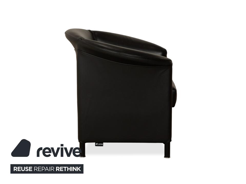 Wittmann Aura Leder 2x Sessel Schwarz – Bild 12