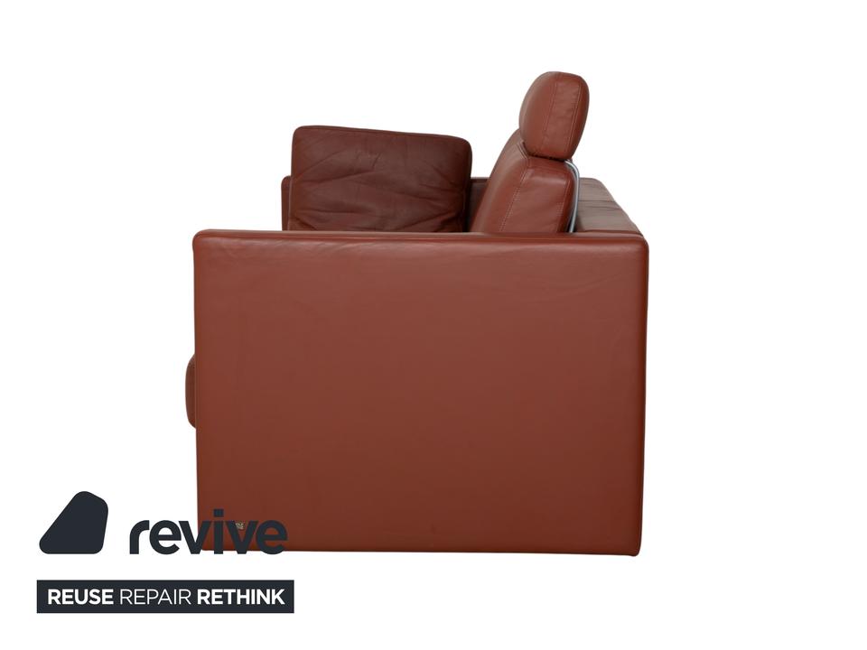 Rolf Benz Ego Leder Zweisitzer Braun Sofa Couch – Bild 11
