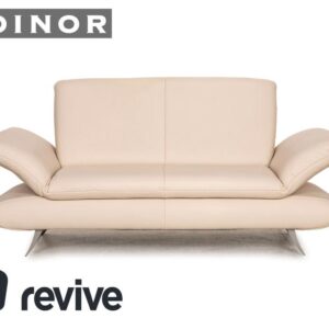 Koinor Rossini Leder Sofa Creme Zweisitzer Couch Funktion ✨