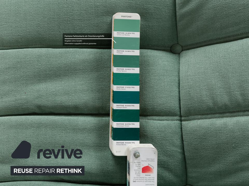 Ligne Roset Stoff Togo Sessel Grün Mint Neubezug ✨ – Bild 5