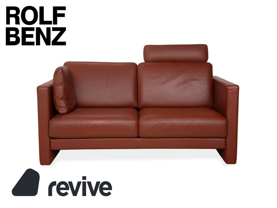 Rolf Benz Ego Leder Zweisitzer Braun Sofa Couch