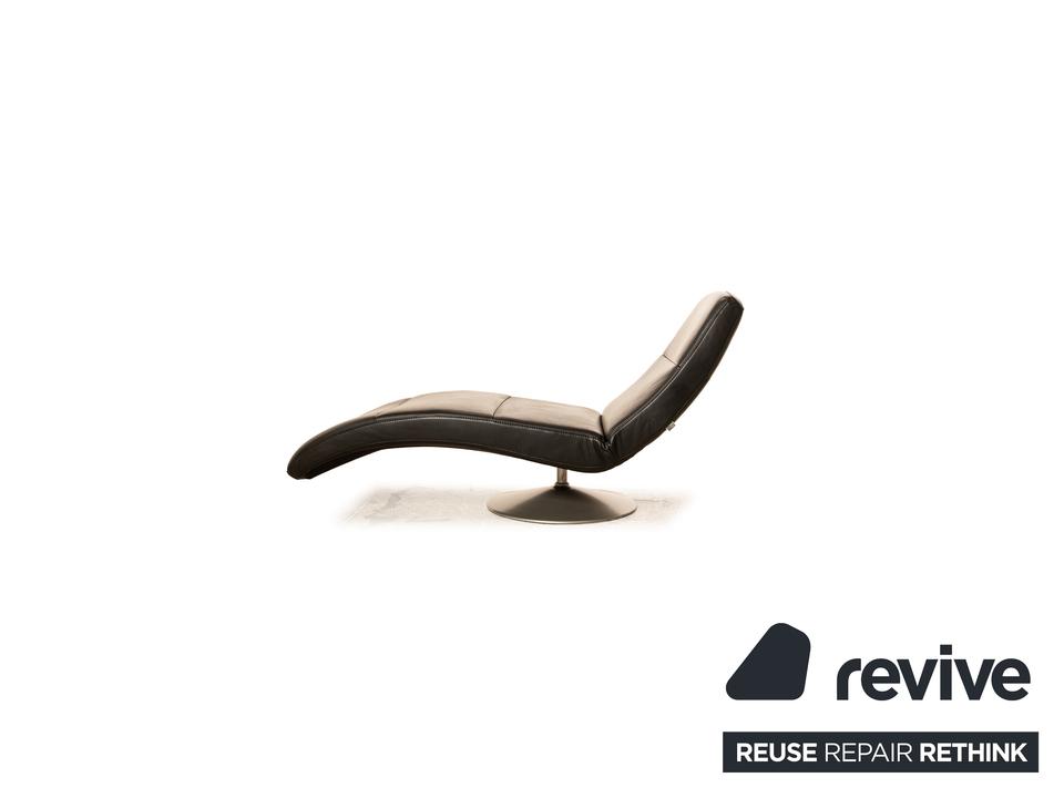 Ewald Schillig Silence Leder Liege Schwarz manuelle Funktion ✨ – Bild 15