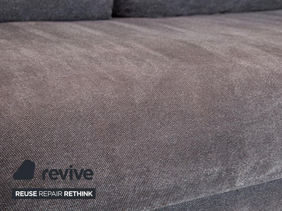 Rolf Benz Nuvola Stoff Ecksofa Grau Anthrazit Sofa Couch – Bild 7
