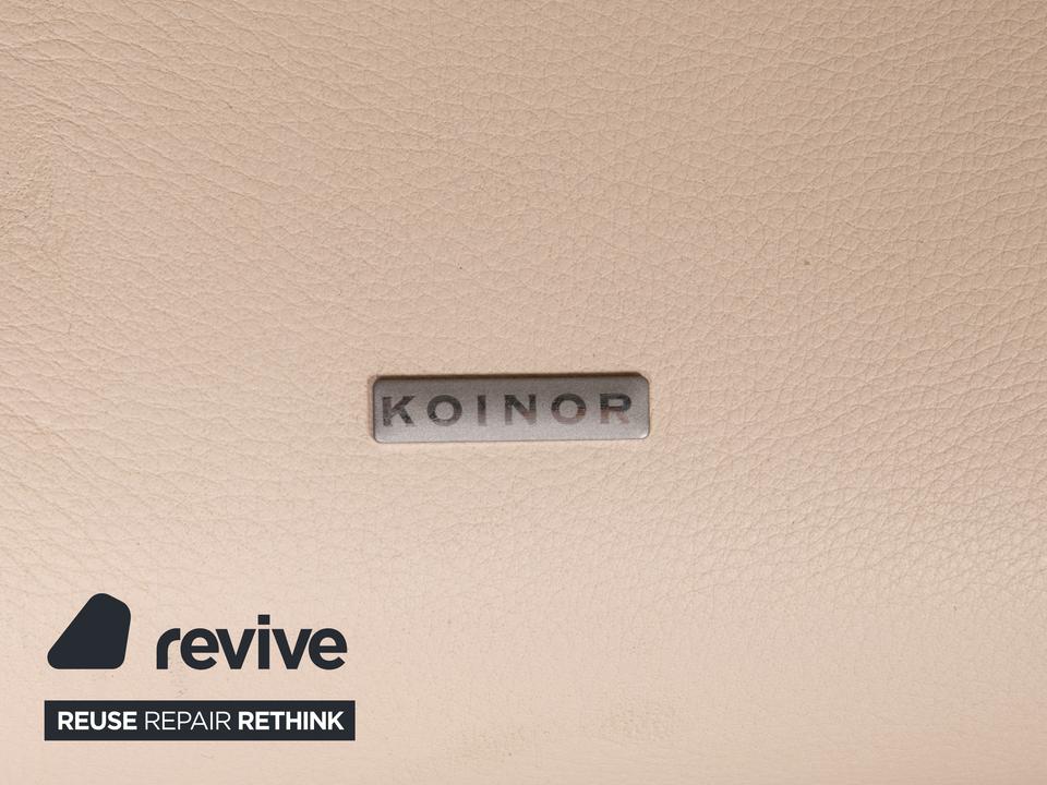 Koinor Rossini Leder Sofa Creme Zweisitzer Couch Funktion ✨ – Bild 8