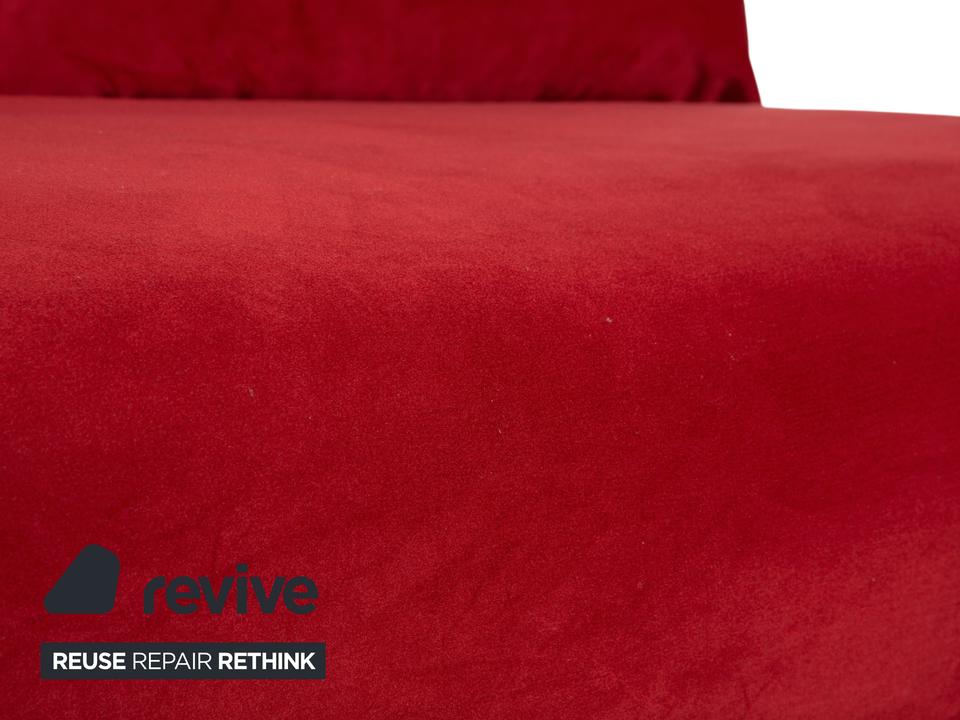Ligne Roset Multy Stoff Rot manuelle Schlaffunktion Sofa Couch ✨ – Bild 5