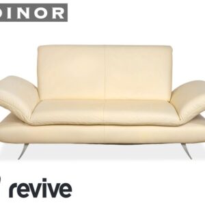 Koinor Rossini Leder Sofa Creme Zweisitzer Couch Funktion