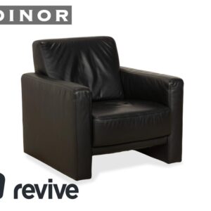 Koinor Leder Sessel Schwarz