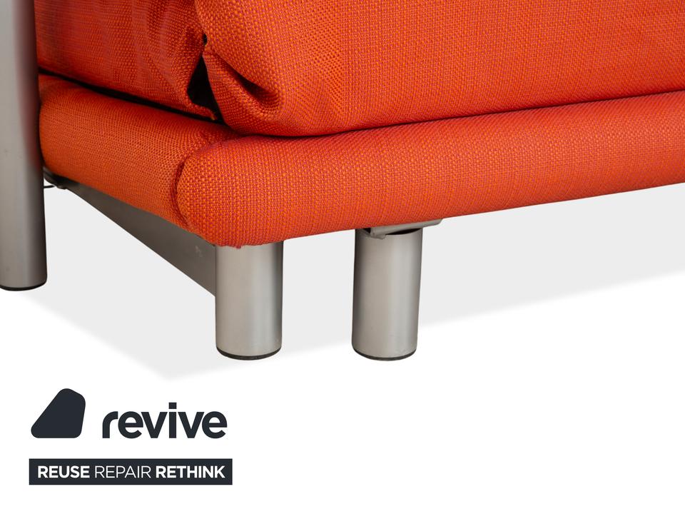 Ligne Roset Multy Dreisitzer Stoff Orange Neubezug manuelle ✨ – Bild 7